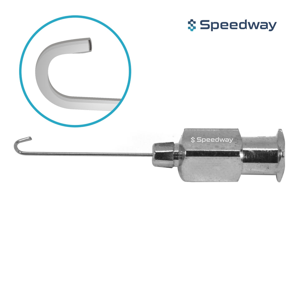 J shaped Hydrodissection Cannula 25G