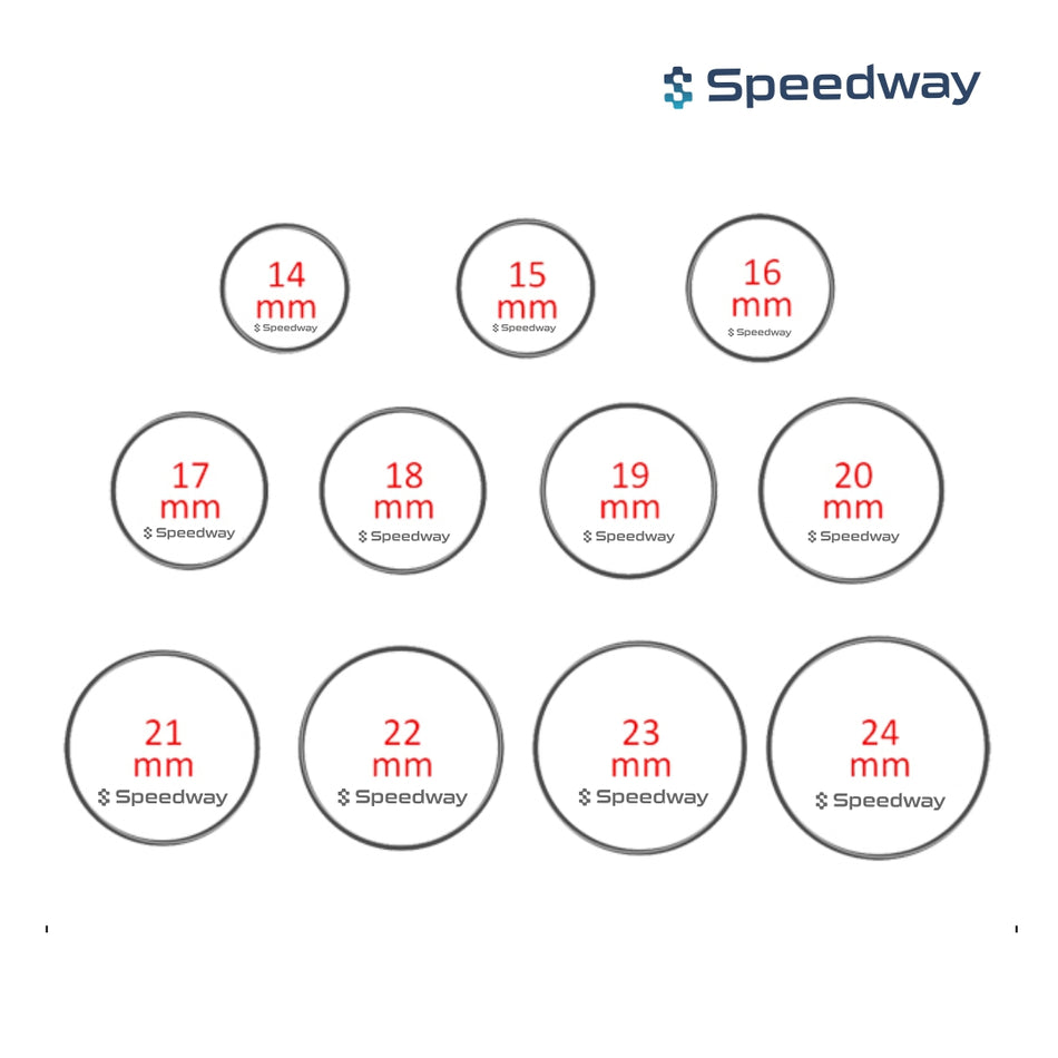 Speedway Fixation Ring 14 mm to 24 mm (11 sizes)