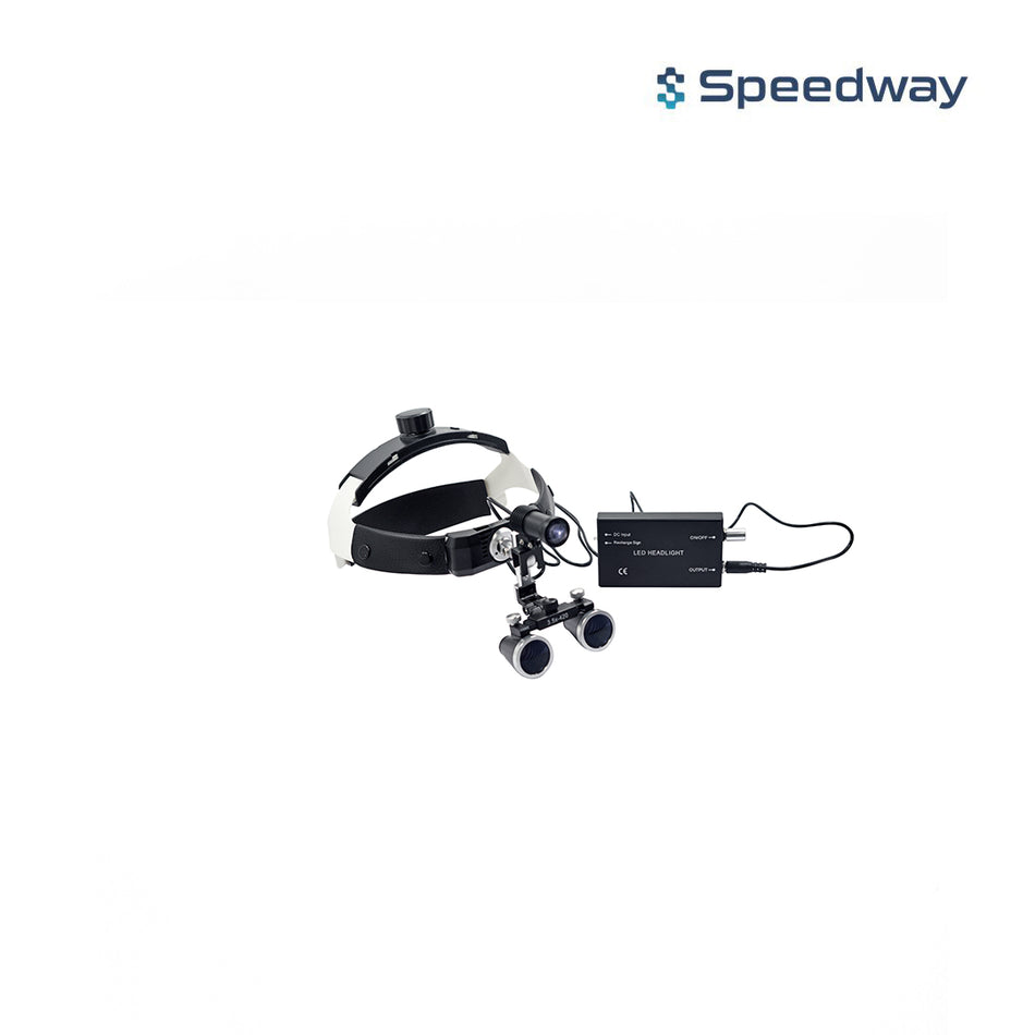 Speedway Loupe Operating 3.5x Head Worn with Light