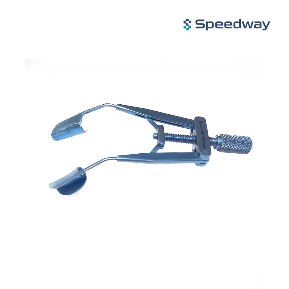 Lieberman Eye Speculum Adjustable Solid Blade Titanium