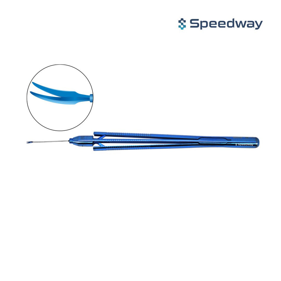 Speedway Vitreoretinal Curved Scissors 23G Titanium