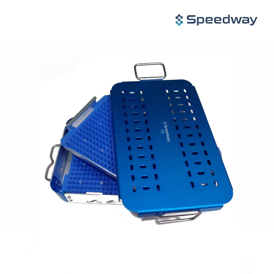 Aluminium Sterilization Tray Size: 254(L) x 152(W) x 38(H) mm